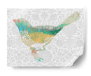 Pájaro Estampado I - Jennifer Goldberger | Cuadro decorativo de Canvas Lab