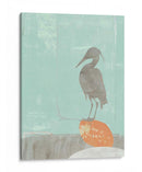 Collage Heron I - Jennifer Goldberger | Cuadro decorativo de Canvas Lab