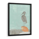 Collage Heron I - Jennifer Goldberger | Cuadro decorativo de Canvas Lab
