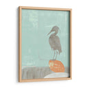 Collage Heron I - Jennifer Goldberger | Cuadro decorativo de Canvas Lab
