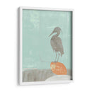 Collage Heron I - Jennifer Goldberger | Cuadro decorativo de Canvas Lab