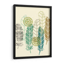 Plumas En Una Fila I - Jennifer Goldberger | Cuadro decorativo de Canvas Lab