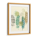 Plumas En Una Fila I - Jennifer Goldberger | Cuadro decorativo de Canvas Lab