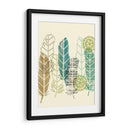 Plumas En Una Fila Ii - Jennifer Goldberger | Cuadro decorativo de Canvas Lab