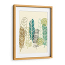 Plumas En Una Fila Ii - Jennifer Goldberger | Cuadro decorativo de Canvas Lab