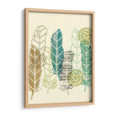 Plumas En Una Fila Ii - Jennifer Goldberger | Cuadro decorativo de Canvas Lab