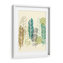 Plumas En Una Fila Ii - Jennifer Goldberger | Cuadro decorativo de Canvas Lab