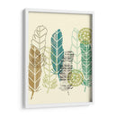 Plumas En Una Fila Ii - Jennifer Goldberger | Cuadro decorativo de Canvas Lab