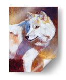 Lobo Blanco - Julie Chapman | Cuadro decorativo de Canvas Lab