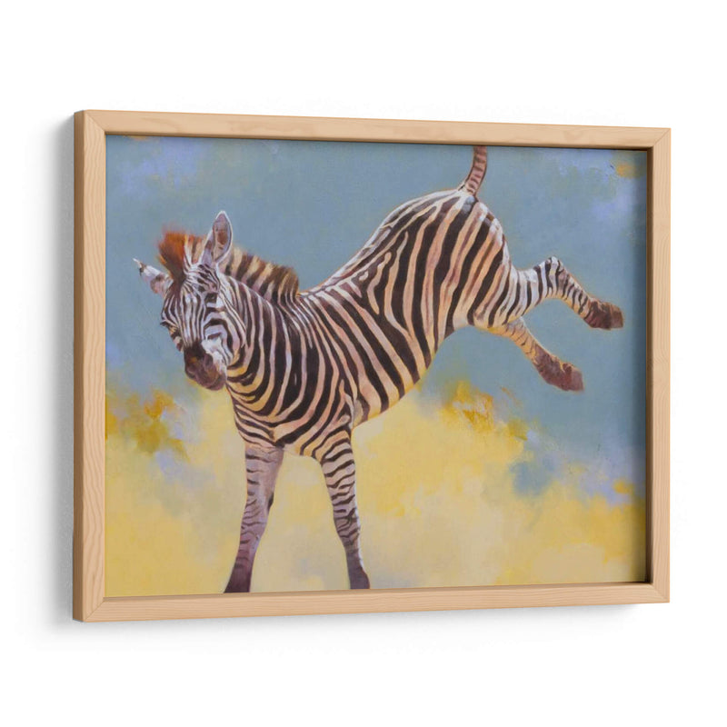 Bucking Cebra - Julie Chapman | Cuadro decorativo de Canvas Lab