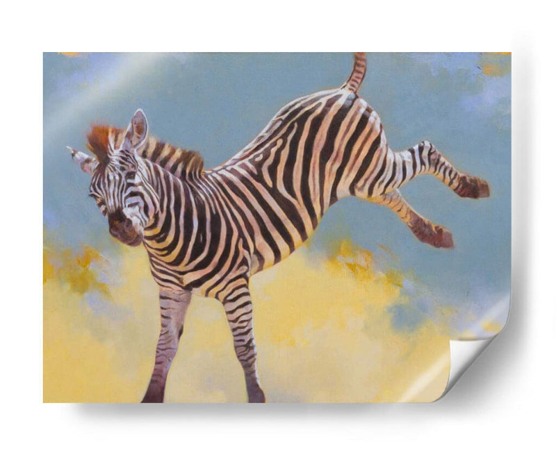 Bucking Cebra - Julie Chapman | Cuadro decorativo de Canvas Lab