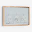 Tres budas blancos | Cuadro decorativo de Canvas Lab