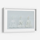 Tres budas blancos | Cuadro decorativo de Canvas Lab