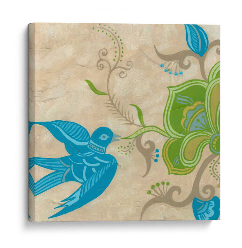 Songbird Fresco I - June Erica Vess | Cuadro decorativo de Canvas Lab