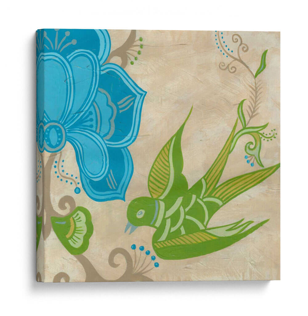 Songbird Fresco Ii - June Erica Vess | Cuadro decorativo de Canvas Lab