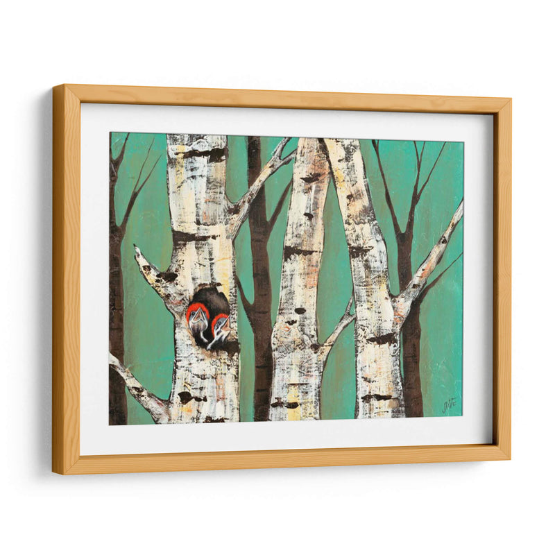 Birch Grove En Teal I - Jade Reynolds | Cuadro decorativo de Canvas Lab