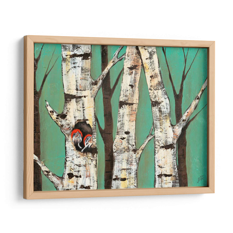 Birch Grove En Teal I - Jade Reynolds | Cuadro decorativo de Canvas Lab