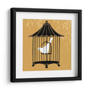 Silueta De Birdcage I - June Erica Vess | Cuadro decorativo de Canvas Lab