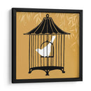 Silueta De Birdcage I - June Erica Vess | Cuadro decorativo de Canvas Lab