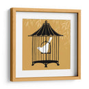 Silueta De Birdcage I - June Erica Vess | Cuadro decorativo de Canvas Lab