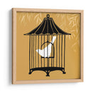 Silueta De Birdcage I - June Erica Vess | Cuadro decorativo de Canvas Lab