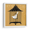 Silueta De Birdcage I - June Erica Vess | Cuadro decorativo de Canvas Lab