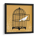 Silueta De Birdcage Ii - June Erica Vess | Cuadro decorativo de Canvas Lab