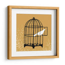 Silueta De Birdcage Ii - June Erica Vess | Cuadro decorativo de Canvas Lab