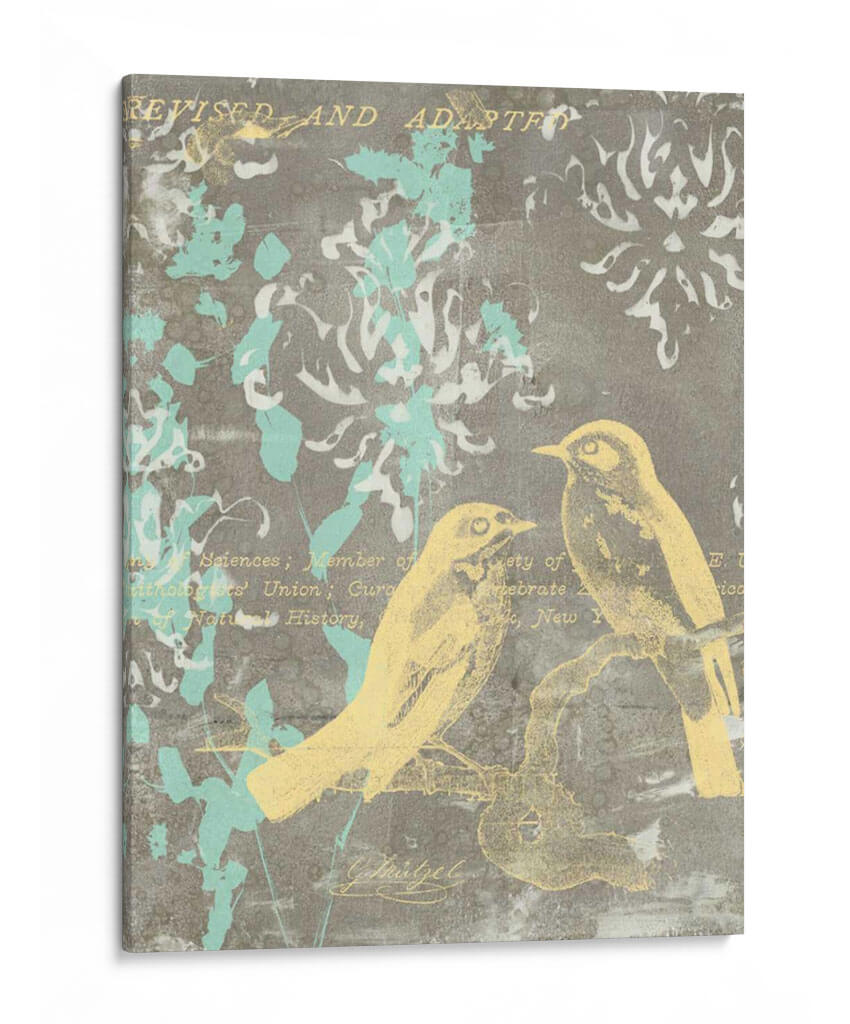 Bonitas Aves I - Jennifer Goldberger | Cuadro decorativo de Canvas Lab