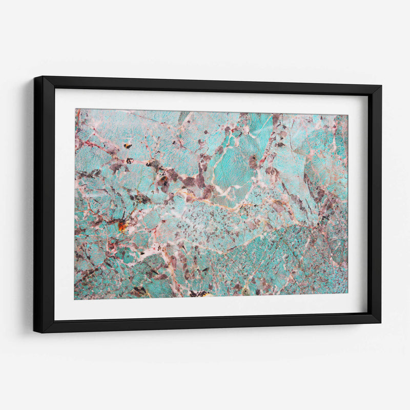 Acercamiento de amazonita | Cuadro decorativo de Canvas Lab