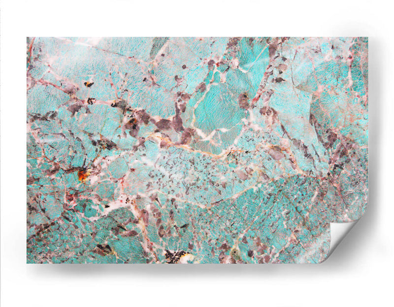Acercamiento de amazonita | Cuadro decorativo de Canvas Lab