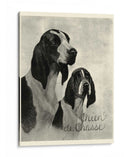 B Y W Chien De Chasse - Vision Studio | Cuadro decorativo de Canvas Lab