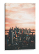 Amanecer rosa en Nueva York | Cuadro decorativo de Canvas Lab