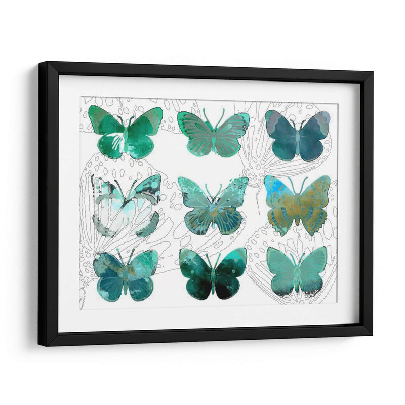 Mariposas En Capas I - Sisa Jasper | Cuadro decorativo de Canvas Lab