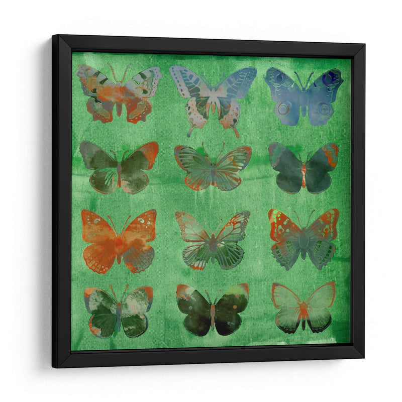 Mariposas En Verde - Sisa Jasper | Cuadro decorativo de Canvas Lab