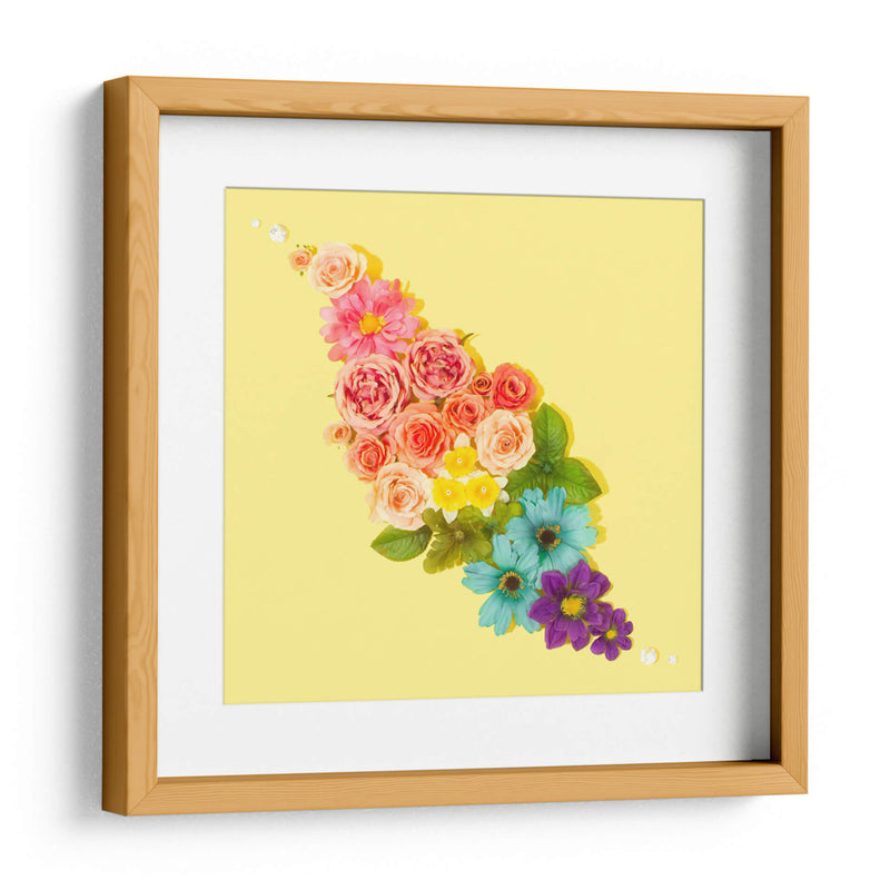 Arreglo de flores coloridas | Cuadro decorativo de Canvas Lab