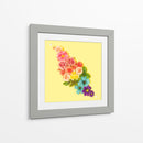 Arreglo de flores coloridas | Cuadro decorativo de Canvas Lab