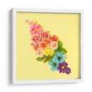 Arreglo de flores coloridas | Cuadro decorativo de Canvas Lab