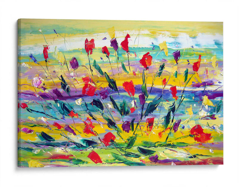 Arreglo de tulipanes en óleo | Cuadro decorativo de Canvas Lab