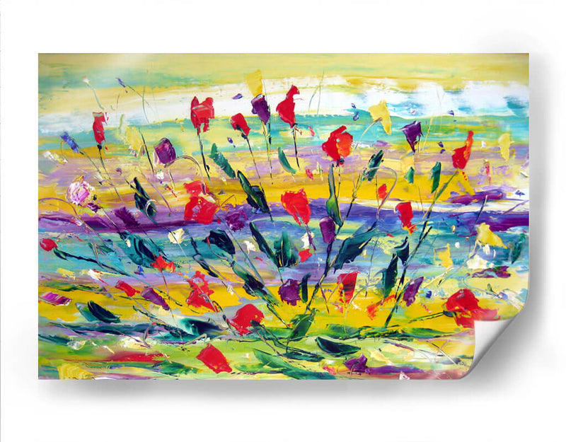 Arreglo de tulipanes en óleo | Cuadro decorativo de Canvas Lab