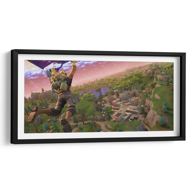 Arriving Fortnite | Cuadro decorativo de Canvas Lab