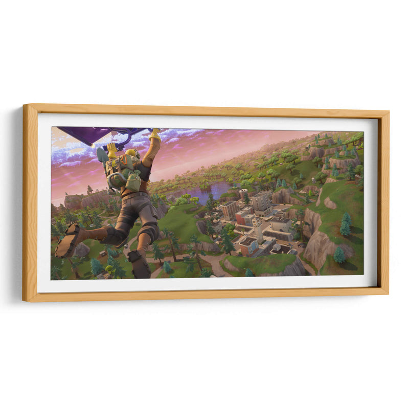 Arriving Fortnite | Cuadro decorativo de Canvas Lab