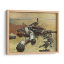 Gansos En La Gran Marcha - Roy M. Mason | Cuadro decorativo de Canvas Lab