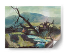 Retiro De Pesca Iii - Roy M. Mason | Cuadro decorativo de Canvas Lab