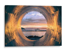 Atardecer radial | Cuadro decorativo de Canvas Lab