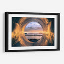 Atardecer radial | Cuadro decorativo de Canvas Lab
