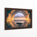 Atardecer radial | Cuadro decorativo de Canvas Lab