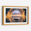 Atardecer radial | Cuadro decorativo de Canvas Lab
