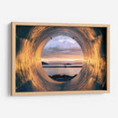 Atardecer radial | Cuadro decorativo de Canvas Lab