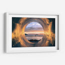 Atardecer radial | Cuadro decorativo de Canvas Lab